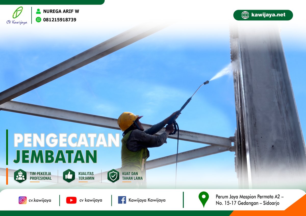 Pengecatan Jembatan Betokan Indramayu