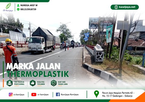 Marka Jalan Jembatan Bremi B - Batang