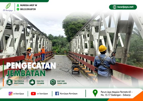 Pengecatan Jembatan Pino - Bengkulu