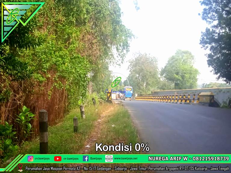 Guardrail Jembatan Bogowonto - Purworejo
