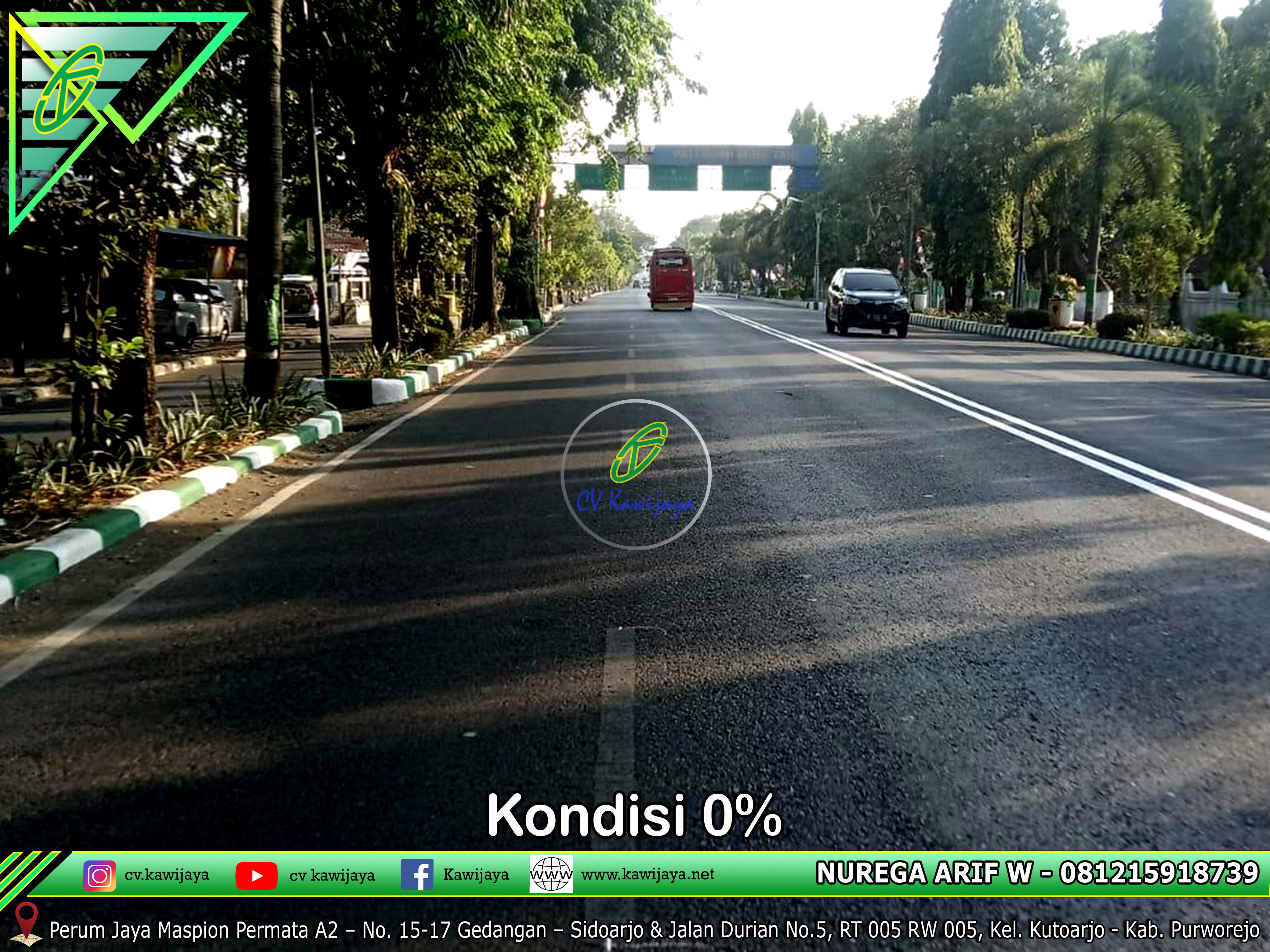 Marka Jalan Kecamatan Margorejo, Pati - Jateng