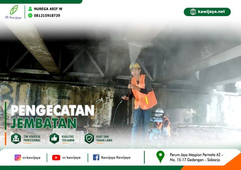 Pengecatan Jembatan Banger B - Batang