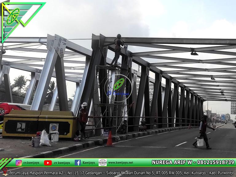 Pengecatan Jembatan Luk Ulo - Kebumen