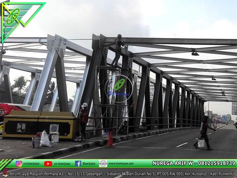 Pengecatan Jembatan Luk Ulo - Kebumen