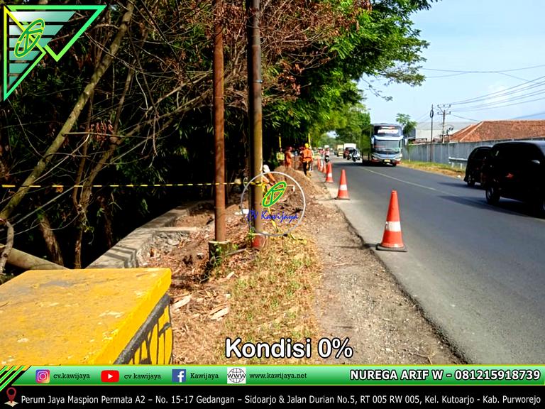 Guardrail Jembatan Kebebekan - Kebumen