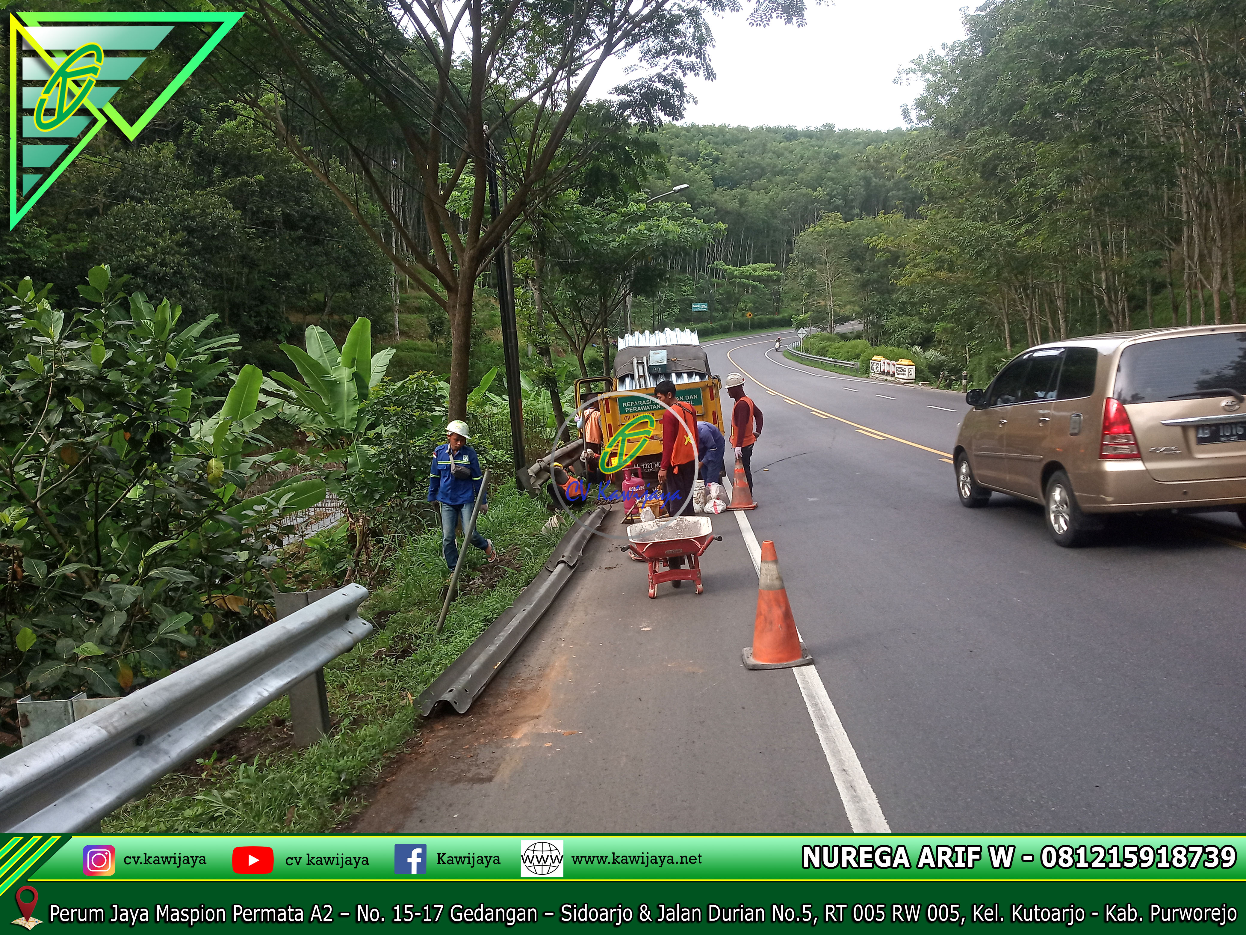 Guardrail Pringsurat, Temanggung - Jateng