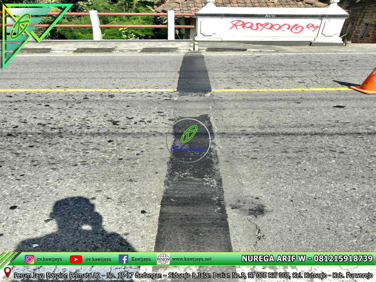 Expansion Joint Asphaltic - Jembatan Karang Gawang