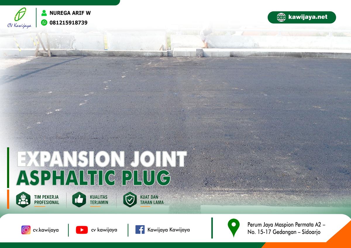 Expansion Joint Asphaltic Jembatan Cross Country - Cilacap