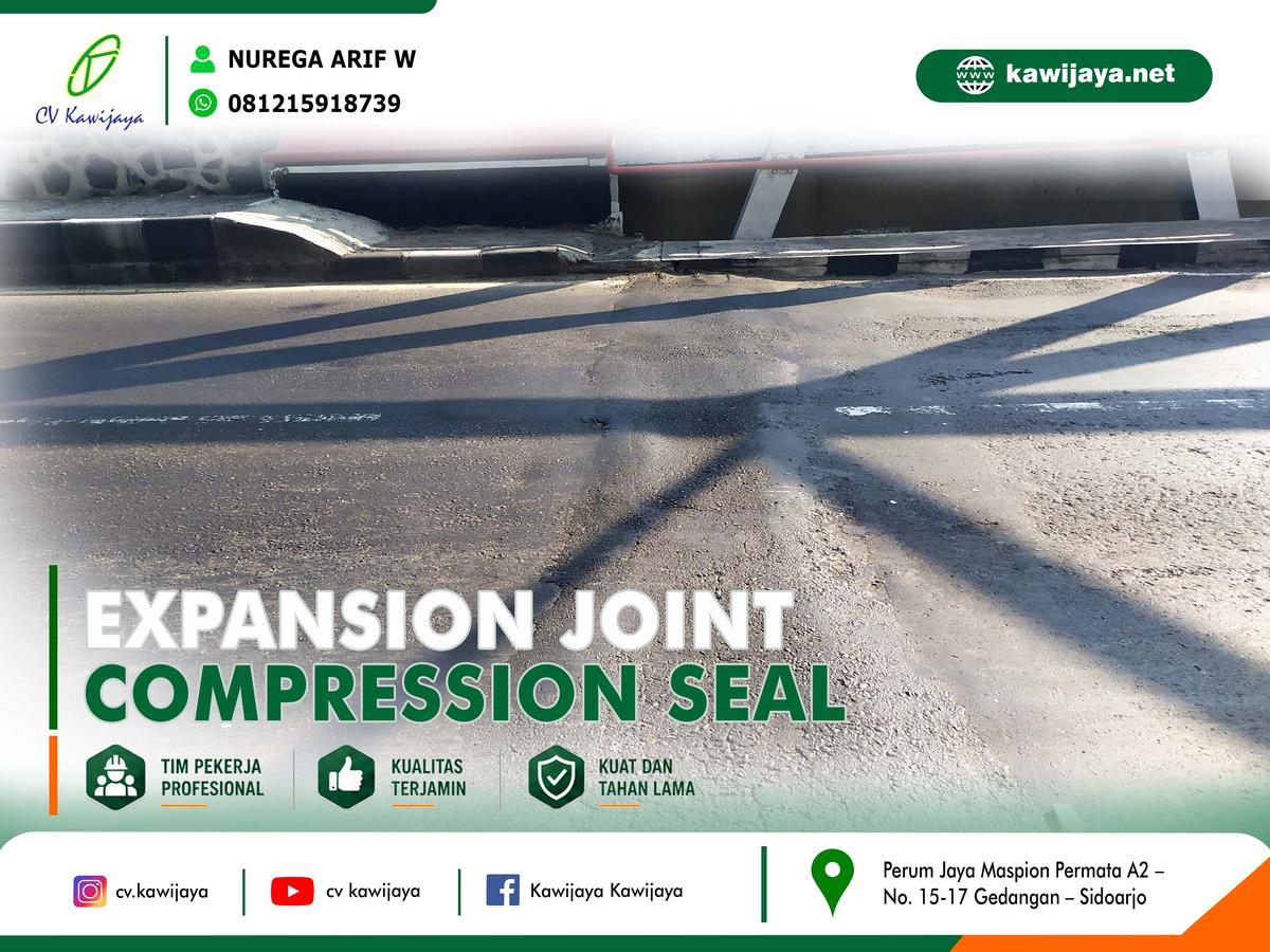 Expansion Joint Compression Seal Jembatan Kali Pah