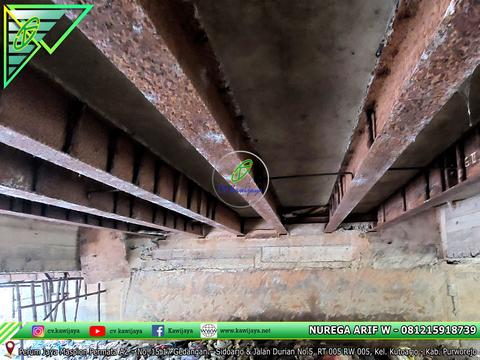Grouting Epoxy Jembatan Sukadamai, Batu licin - Kalimantan Selatan