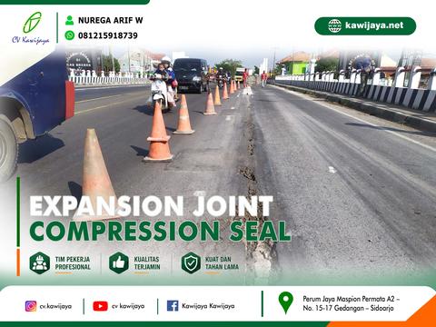 Expansion Joint Compression Seal Jembatan Kaligangsa - Brebes