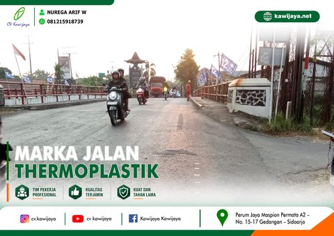 Marka Jalan Jembatan Banger B - Batang