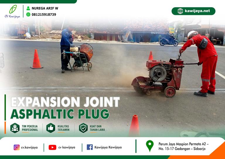 Expansion Joint Asphaltic Jembatan Grobokan - Jateng