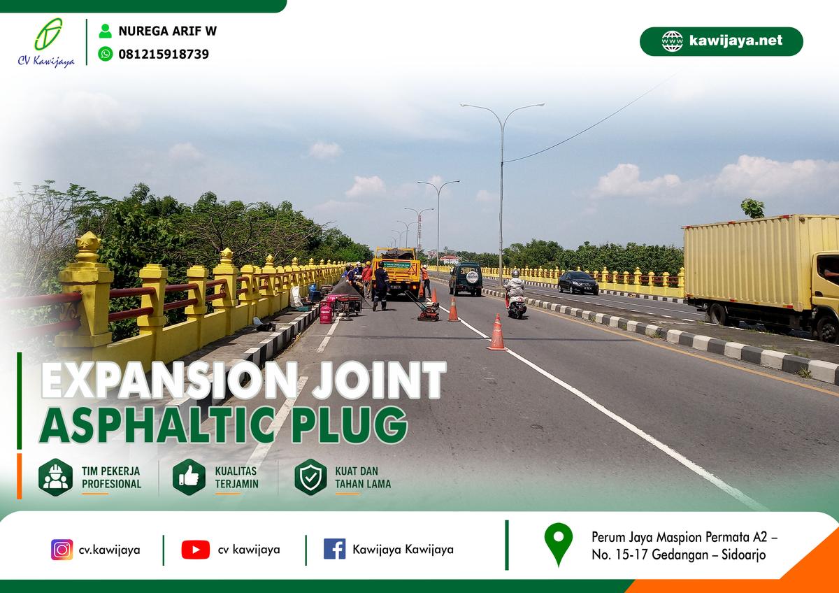 Expansion Joint Asphaltic Jembatan dalon karanganyar - solo