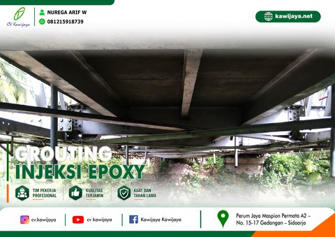 Grouting Jembatan Terusan - Bengkulu