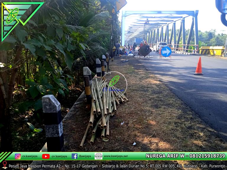 Guardrail Jembatan Bogowonto - Purworejo
