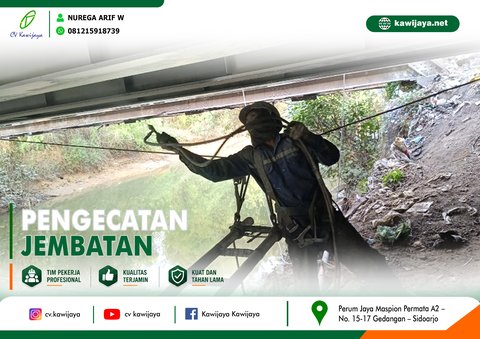 Pengecatan Jembatan Kaliori B - Rembang