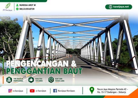 Pengencangan Baut Jembatan Ciawi - Garut