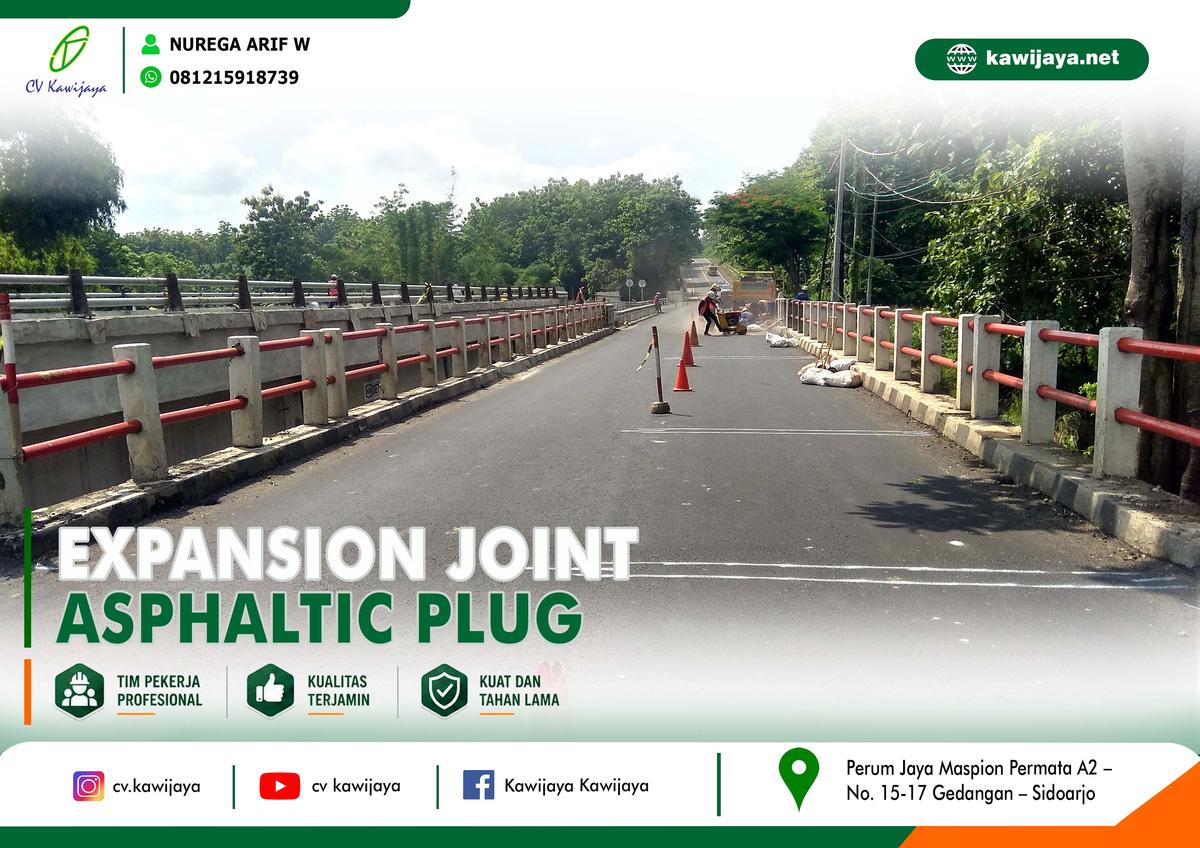 Expansion Joint Asphaltic Jembatan Kali mati - Blora