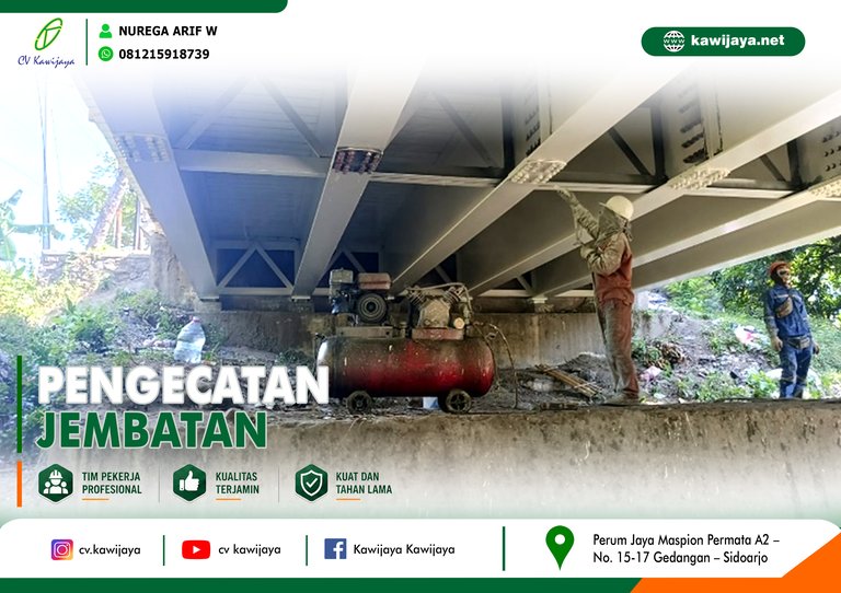 Pengecatan Jembatan Kepel - Rembang