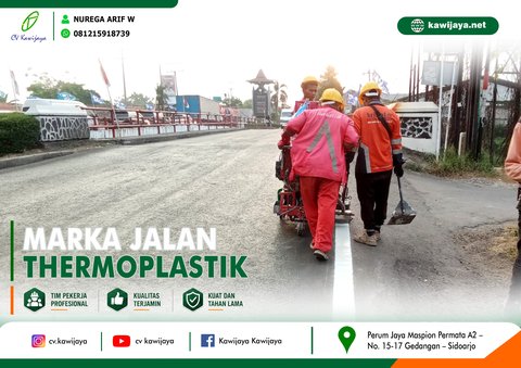Marka Jalan Jembatan Banger B - Batang