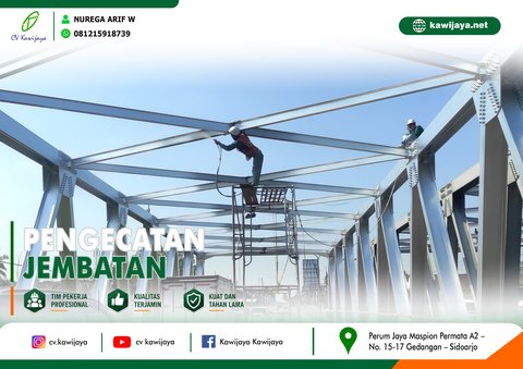 Pengecatan Jembatan Kali Putih - Magelang