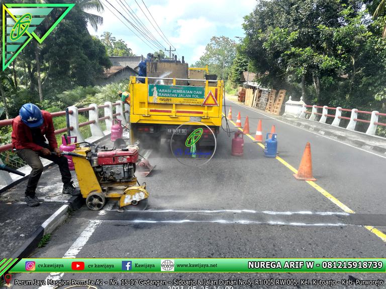 Expansion Joint Asphaltic - Jembatan Karang Gawang