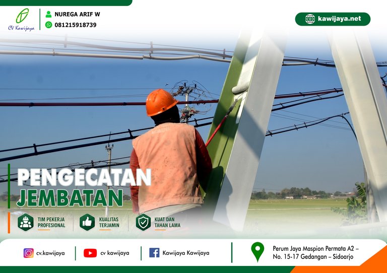 Pengecatan Jembatan Betokan Indramayu