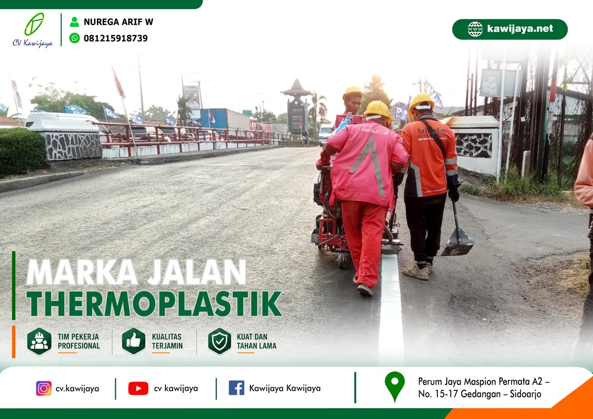 Marka Jalan Jembatan Banger B - Batang
