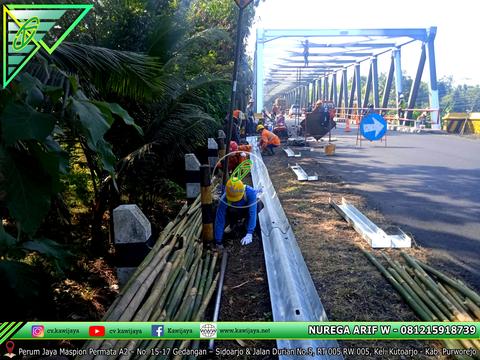 Guardrail Jembatan Bogowonto - Purworejo