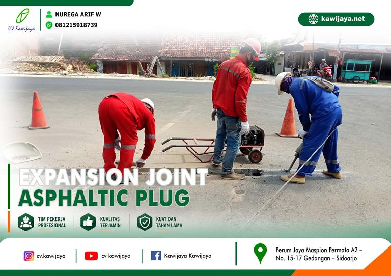 Expansion Joint Asphaltic Jembatan Grobokan - Jateng