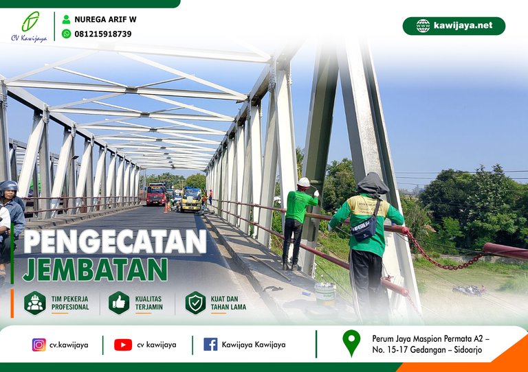 Pengecatan Jembatan Comal - Batang