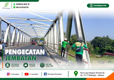 Pengecatan Jembatan Comal - Batang
