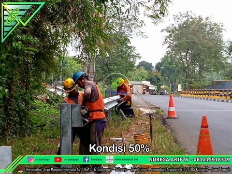 Guardrail Jembatan Bantar A - Kebumen
