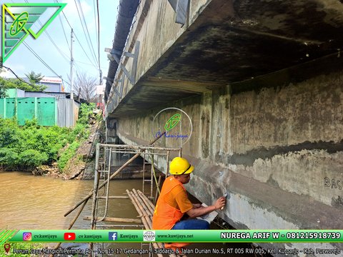 Grouting Epoxy Jembatan Kaumlor, Batang - Jawa Tengah