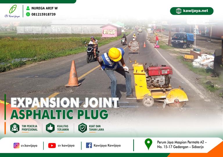 Expansion Joint Asphaltic Jembatan K. Jaga Denda I - Cilacap