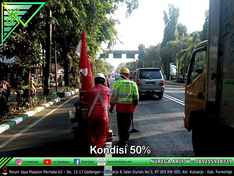 Marka Jalan Kecamatan Margorejo - Pati