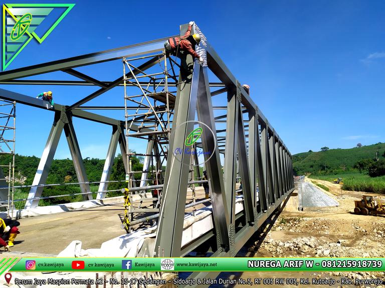 Pengecatan Jembatan Kenongo - Blitar