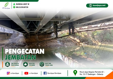 Pengecatan Jembatan Kaliori B - Rembang