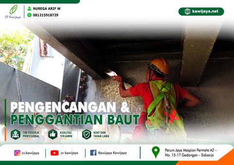 Pengencangan Baut Jembatan Ciawi - Garut