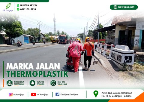Marka Jalan Jembatan Siwalan - Batang