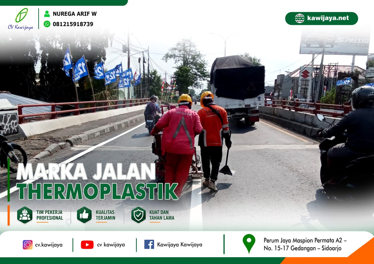Marka Jalan Jembatan Bremi A - Batang