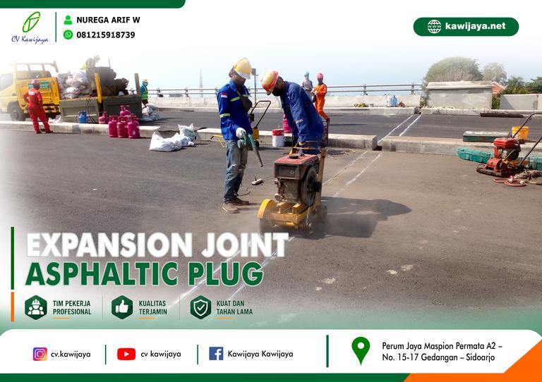 Expansion Joint Asphaltic Jembatan Cross Country - Cilacap