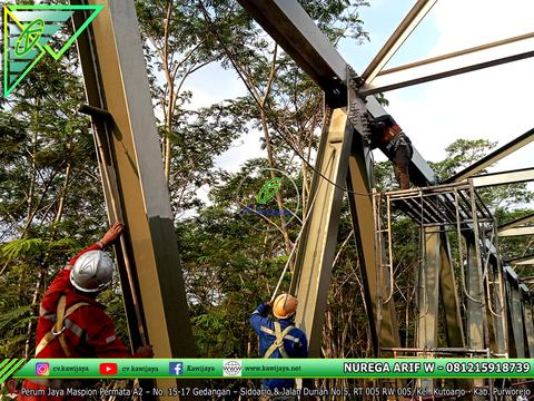 Pengecatan Jembatan Bogowonto - Purworejo