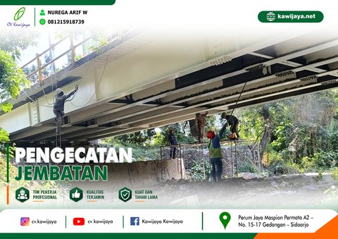 Pengecatan Jembatan Kepel - Rembang