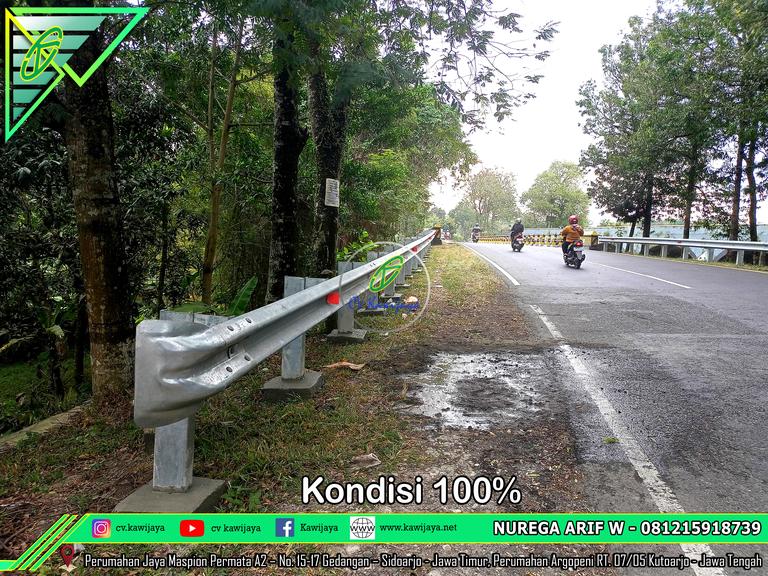 Guardrail Jembatan Bogowonto - Purworejo