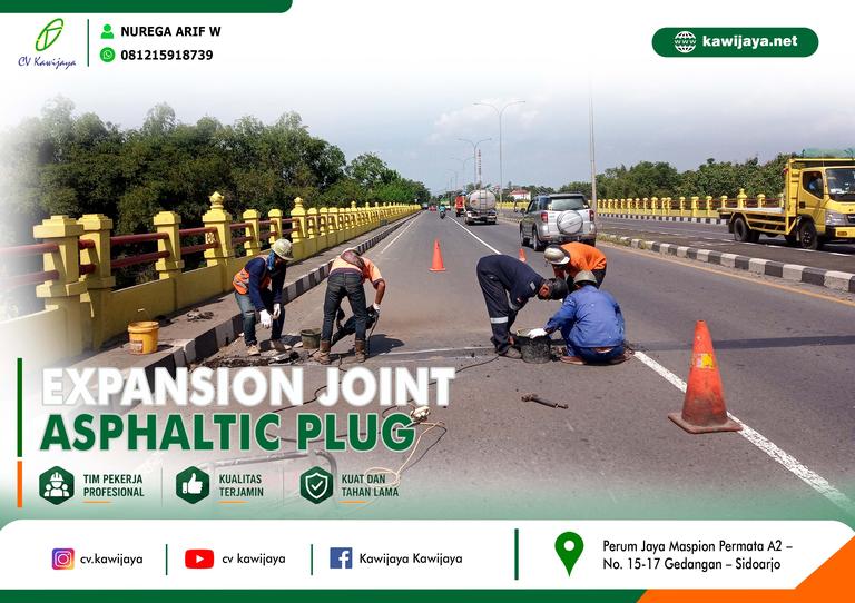 Expansion Joint Asphaltic Jembatan dalon karanganyar - solo