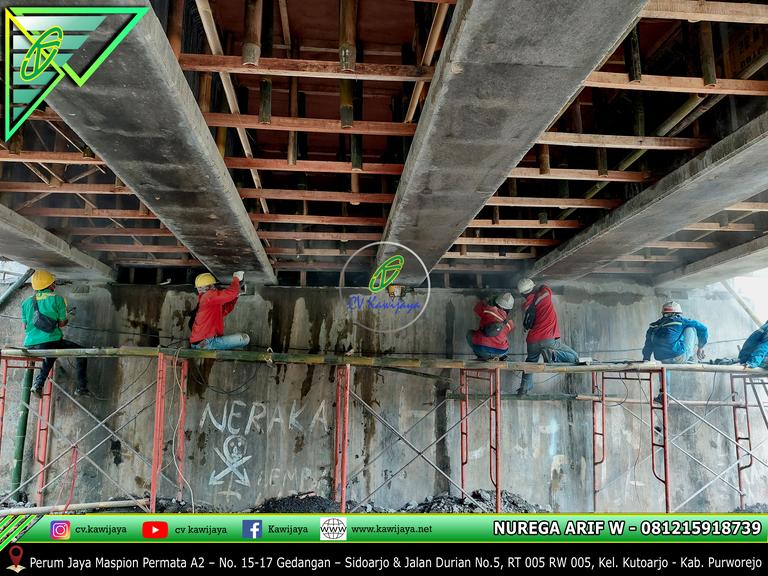 Penggantian Elastomer Jembatan Mengaji - Banyumas