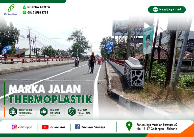 Marka Jalan Jembatan Bremi B - Batang