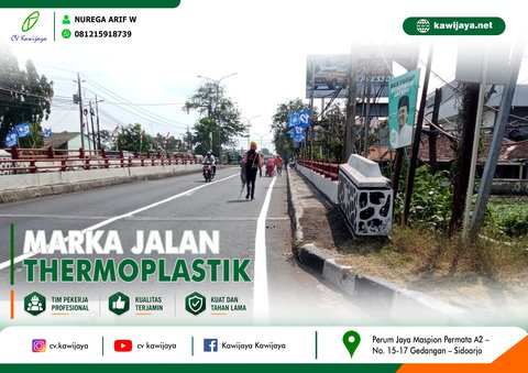 Marka Jalan Jembatan Bremi B - Batang